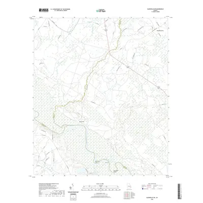 2020 Map of Glennville SW, 2020 Print