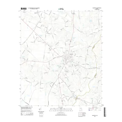 2014 Map of Glennville, 2014 Print