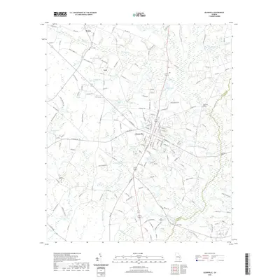 2020 Map of Glennville, 2020 Print