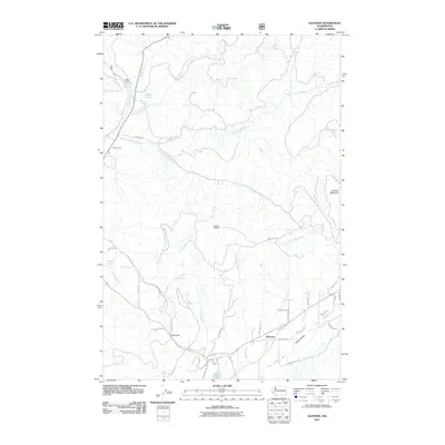 2011 Map of Glenoma, 2011 Print