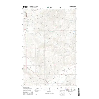 2013 Map of Glenoma, 2013 Print