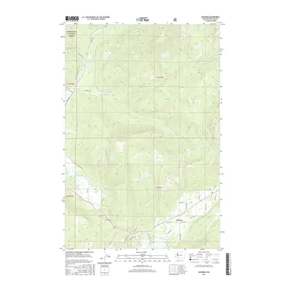 2017 Map of Glenoma, 2017 Print