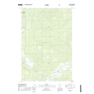 2020 Map of Glenoma, 2020 Print