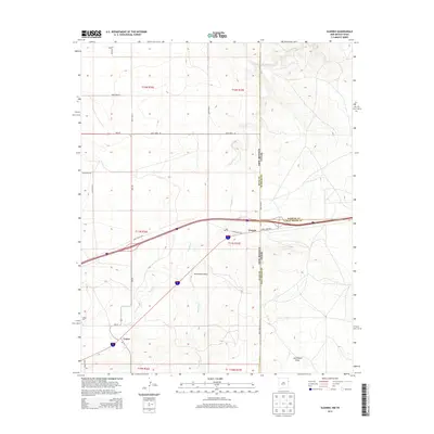 2013 Map of Glenrio, 2013 Print