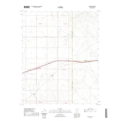 2020 Map of Glenrio, 2020 Print