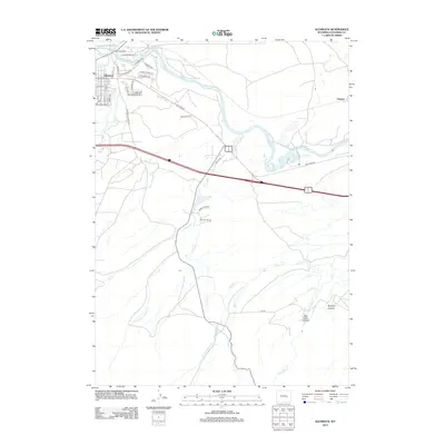 2012 Map of Glenrock, 2012 Print