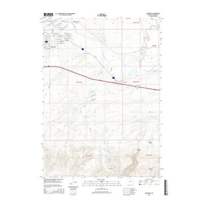 2015 Map of Glenrock, 2015 Print