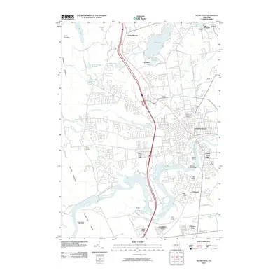 2010 Map of Glens Falls, 2010 Print