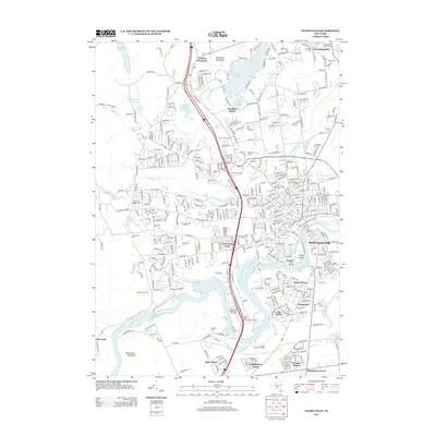 2013 Map of Glens Falls, 2013 Print