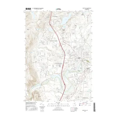 2016 Map of Glens Falls, 2016 Print