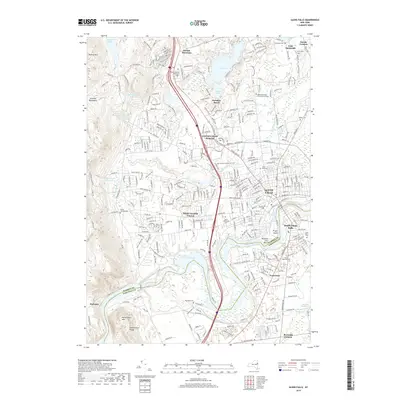 2019 Map of Glens Falls, 2019 Print