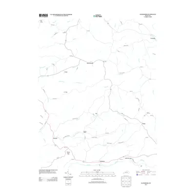 2013 Map of Glensboro, 2013 Print