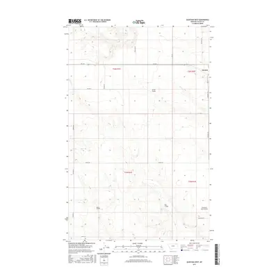 2017 Map of Glentana West, 2017 Print