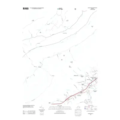 2013 Map of Glenvar, 2013 Print