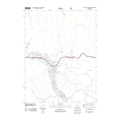 2011 Map of Glenwood Springs, 2011 Print