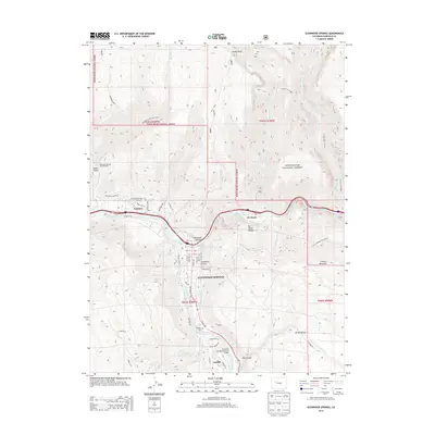 2013 Map of Glenwood Springs, 2013 Print