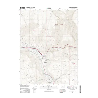 2016 Map of Glenwood Springs, 2016 Print