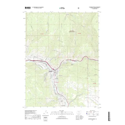 2019 Map of Glenwood Springs, 2019 Print