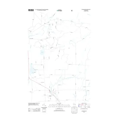 2013 Map of Glidden, 2013 Print