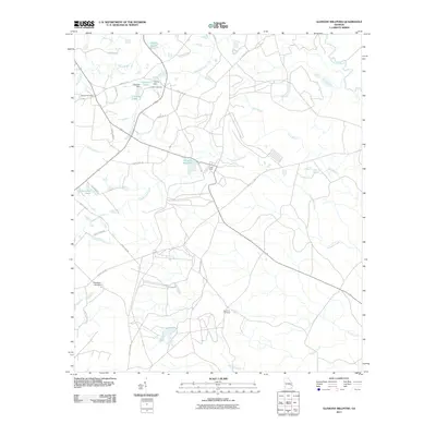 2011 Map of Glissons Millpond, 2011 Print