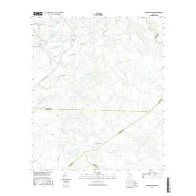 2017 Map of Glissons Millpond, 2017 Print
