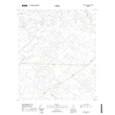 2020 Map of Glissons Millpond, 2020 Print