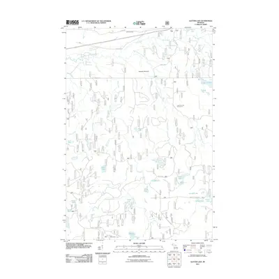 2011 Map of Glitter Lake, 2011 Print