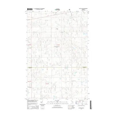 2014 Map of Glitter Lake, 2014 Print