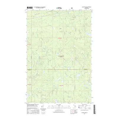 2017 Map of Glitter Lake, 2017 Print