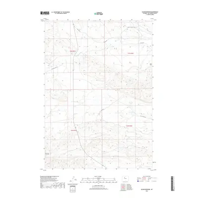 2018 Map of Gloin Reservoir, 2018 Print