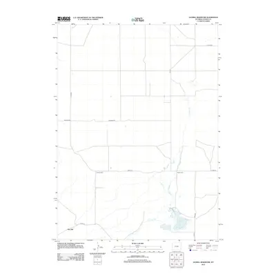 2012 Map of Glomill Reservoir, 2012 Print