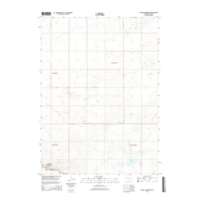 2015 Map of Glomill Reservoir, 2015 Print