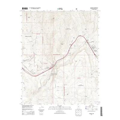 2013 Map of Glorieta, 2013 Print