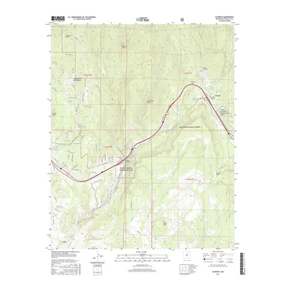 2017 Map of Glorieta, 2017 Print