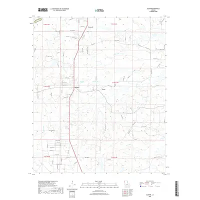 2018 Map of Gloster, 2018 Print
