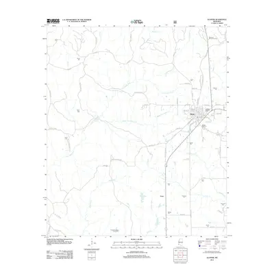2012 Map of Gloster, 2012 Print