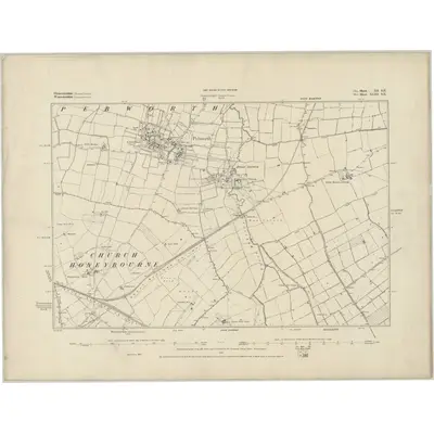 1883 Map of Gloucestershire III.SE, 1884 Print