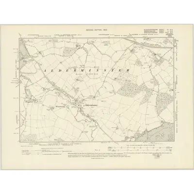 1900 Map of Gloucestershire IV.NE, 1903 Print