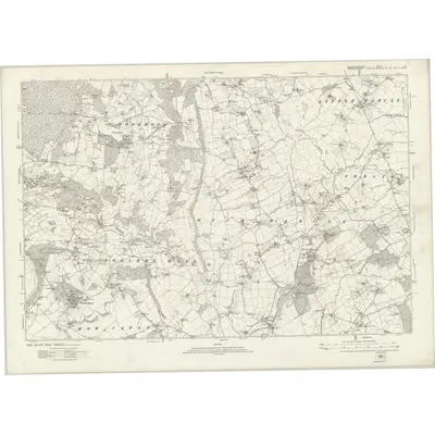 1921 Map of Gloucestershire IX, 1924 Print