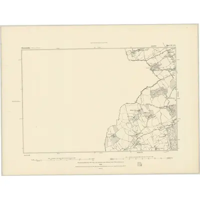 1882 Map of Gloucestershire IX.SE, 1883 Print