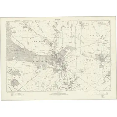 1920 Map of Gloucestershire LI, 1924 Print