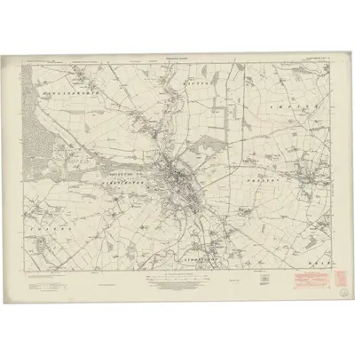 1938 Map of Gloucestershire LI, 1949 Print