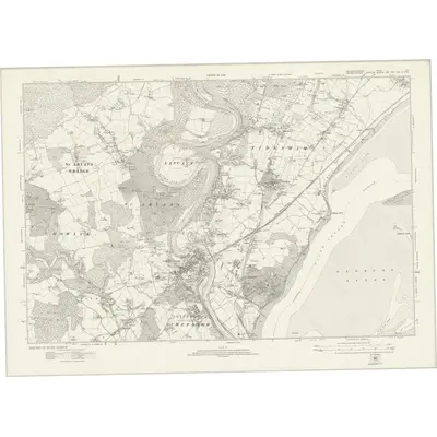 1919 Map of Gloucestershire LIV, 1924 Print
