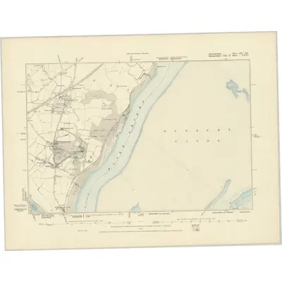 1881 Map of Gloucestershire LIV.SE, 1887 Print