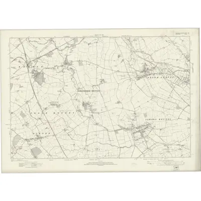 1920 Map of Gloucestershire LIX, 1924 Print