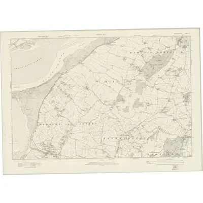1919 Map of Gloucestershire LV, 1923 Print