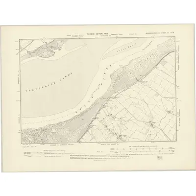 1900 Map of Gloucestershire LV.NW, 1903 Print