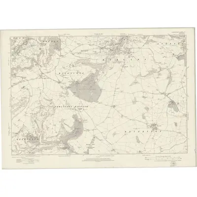 1919 Map of Gloucestershire LVII, 1923 Print