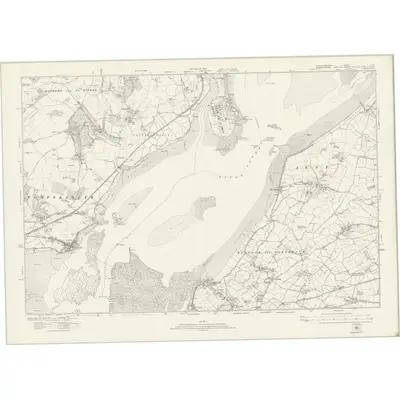 1919 Map of Gloucestershire LXII, 1924 Print