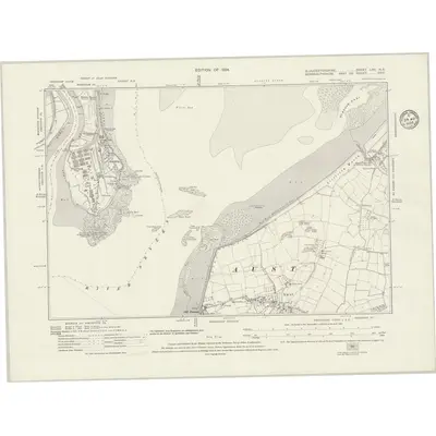 1919 Map of Gloucestershire LXII.NE, 1935 Print